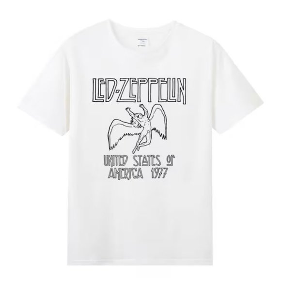Gildan Other - Led Zeppelin - Full Colour Electric Magic T-Shirt, Unisex Design T-Shirt For Fan